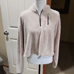 Topshop Teddy Quarter-zip